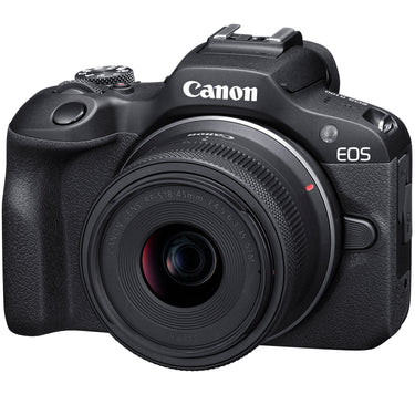 Canon EOS R100 4K Camera Double Zoom Lens + RF-S18-45mm & RF75-300mm