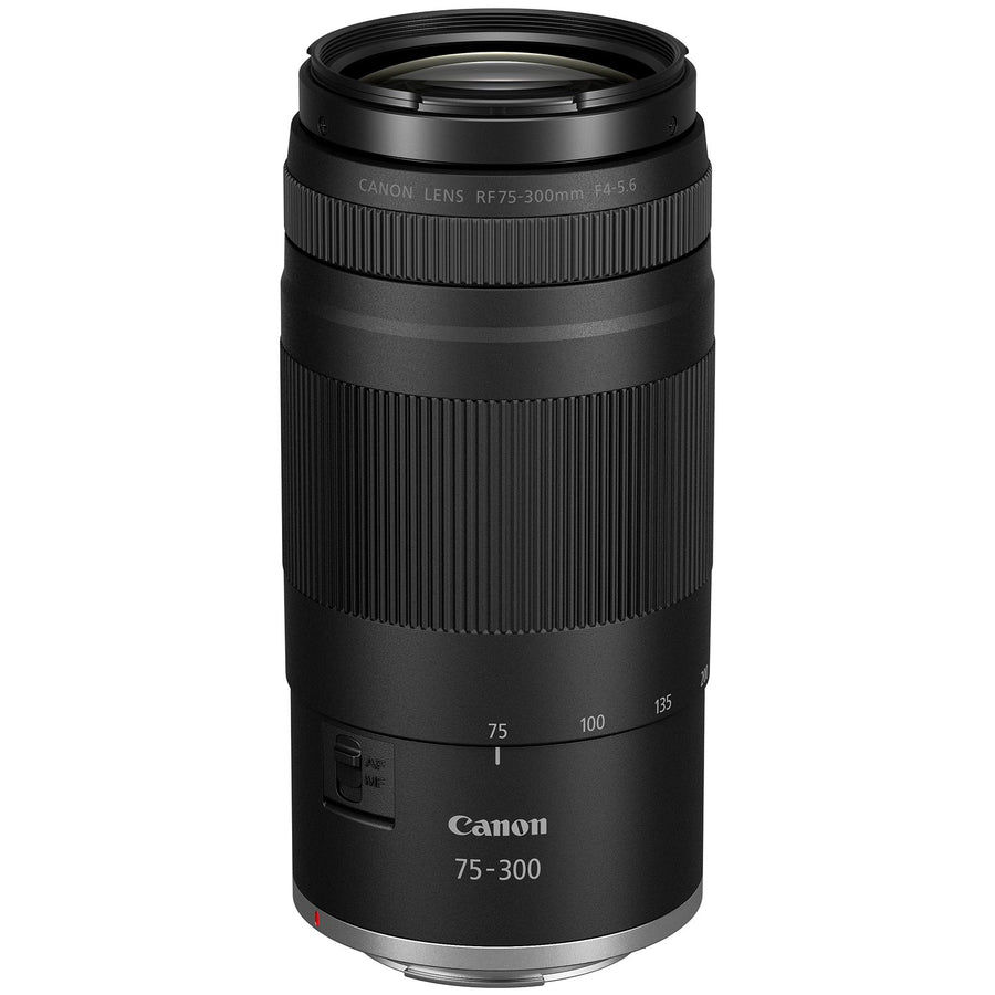 Canon EOS R100 4K Camera Double Zoom Lens + RF-S18-45mm & RF75-300mm