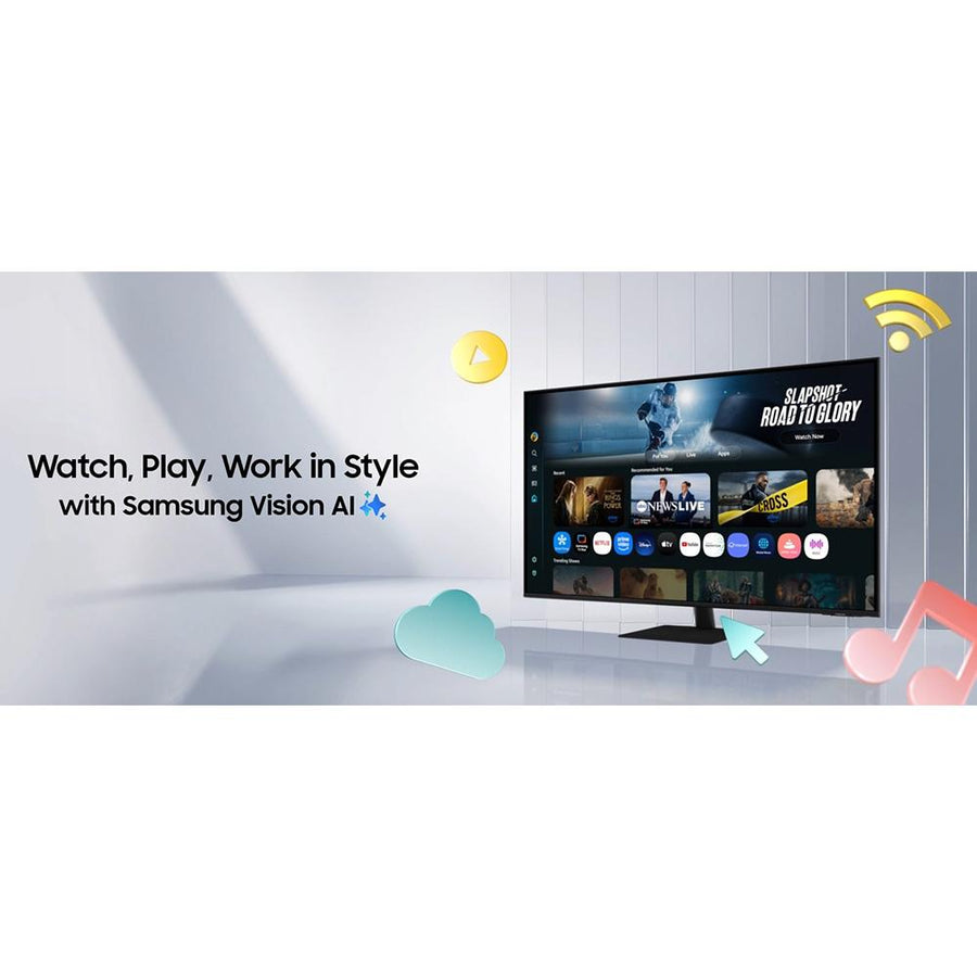 Samsung 43 inch Smart Monitor M7 M70F 4K Samsung Vision AI, Black