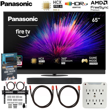 Panasonic Z95BP Series 65 inch OLED 4K Ultra HD Smart Fire TV + Soundbar Bundle