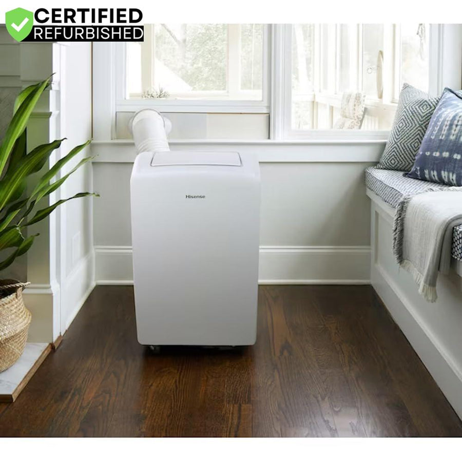 Hisense 7000-BTU DOE 115-Volt Vented Wi-Fi Portable Air Conditioner - Renewed