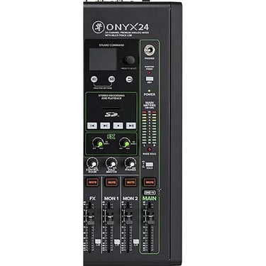 Mackie Onyx24 24-Channel Premium Analog Mixer with Multi-Track USB