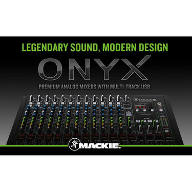 Mackie Onyx24 24-Channel Premium Analog Mixer with Multi-Track USB