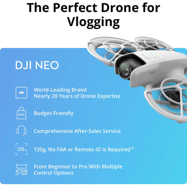 DJI Neo Drone Fly More Combo With 3 Batteries and RC-N3 Remote
