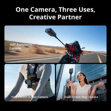DJI Osmo 360 Adventure Combo, 8K 360 Degree Camera 3 Batteries, Waterproof