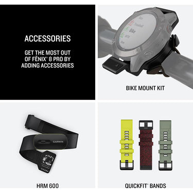 Garmin fenix 8 Pro 47 mm, AMOLED, Sapphire, Carbon Gray DLC Titanium