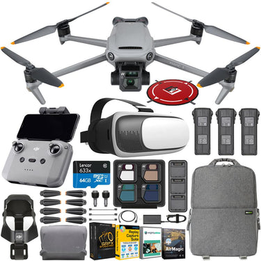 DJI Mavic 3 Drone Quadcopter Fly More Combo + FPV Goggles + Content Creator Bundle