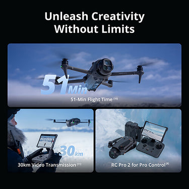 DJI Mavic 4 Pro Drone with Fly More Combo (DJI RC 2) - Open Box