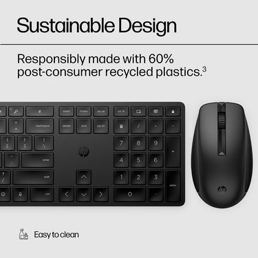 Hewlett Packard 650 Wireless Keyboard and Mouse Combo - 4R013AA#ABL