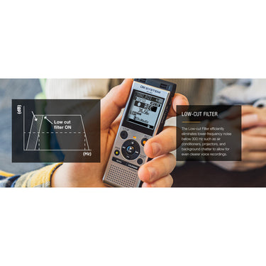 OM SYSTEM Olympus WS-882 Digital Voice Recorder, Silver/Black (V420330SU000)