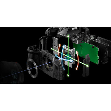 OM SYSTEM Olympus OM-1 Mark II 20MP 4K Mirrorless Camera Body, Black (V210040BU000)