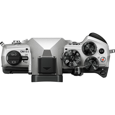 OM SYSTEM Olympus OM-5 Mark II 20.4MP 4K Digital Camera Body, Silver (V210070SU000)
