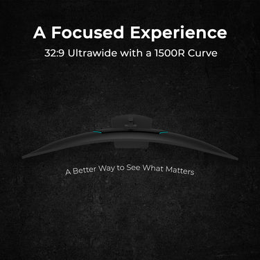 Deco Gear 49" Curved Ultrawide Monitor DQHD 5120x1440, 120Hz, 65W USB-C, KVM, HDR