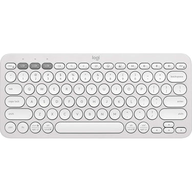 Logitech Core Pebble Keys 2 K380S Wireless Keyboard in Tonal White - 920-011776