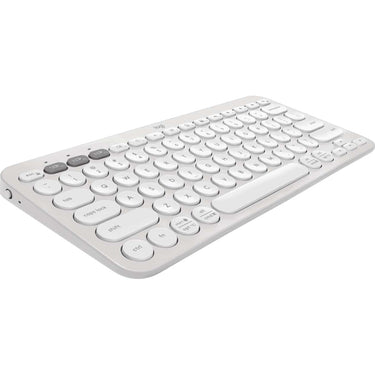 Logitech Core Pebble Keys 2 K380S Wireless Keyboard in Tonal White - 920-011776