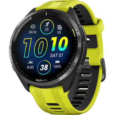 Garmin Forerunner 965 Running Smartwatch, Amp Yellow and Black
