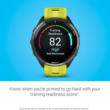 Garmin Forerunner 965 Running Smartwatch, Amp Yellow and Black