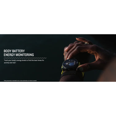 Garmin Forerunner 965 Running Smartwatch, Amp Yellow and Black