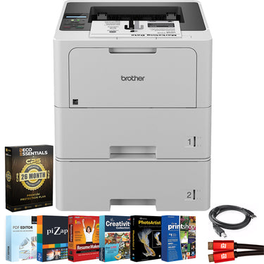 Brother HL-L6210DWT Business Printer with 26-Month Plan, HDMI & USB Cables