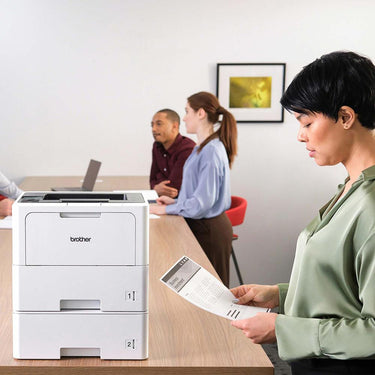 Brother HL-L6210DWT Business Printer with 26-Month Plan, HDMI & USB Cables