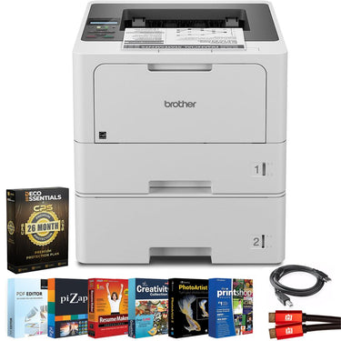 Brother HL-L5210DWT Business Printer with 26-Month Plan, HDMI & USB Cables