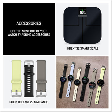 Garmin Venu 4, 45mm Health & Fitness GPS Smartwatch, Slate + Accessories Bundle