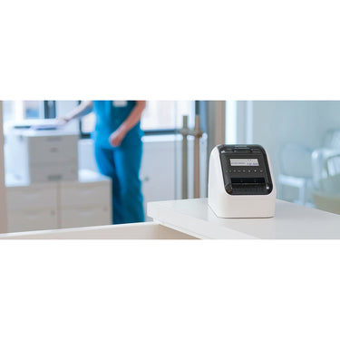 Brother Professional Ultra Flexible Label Printer with 600 White Paper Labels