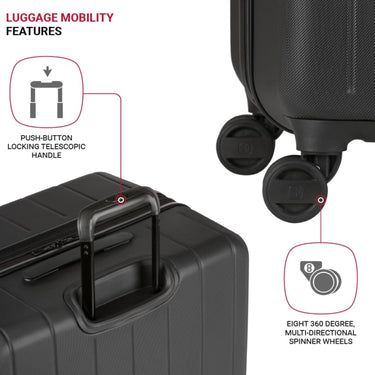 SwissGear Wanderlust Pro Plus Lightweight Hardside Expandable Luggage Set - Open Box