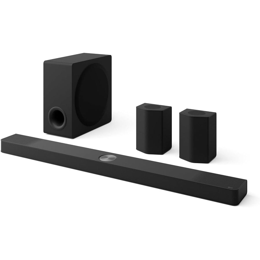 LG 9.1.5 Ch Soundbar with Rear Speakers and Subwoofer + 26 Months Protection Bundle
