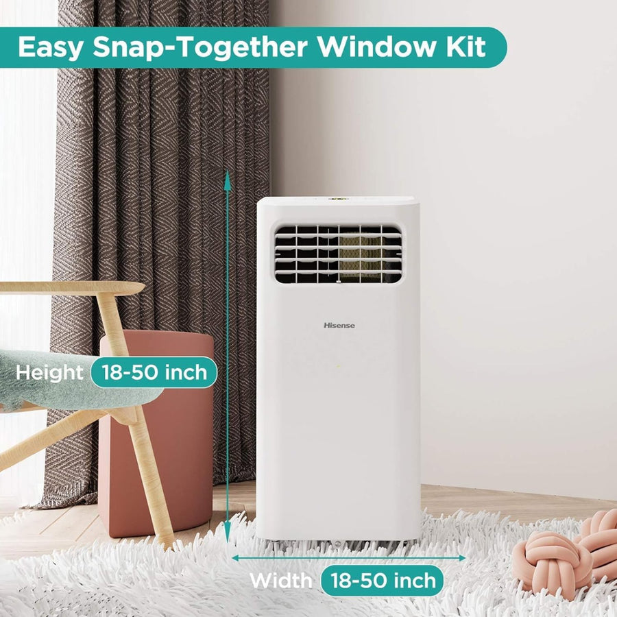 Hisense Portable Air Conditioner 6,000 BTU, white (Refurbished)