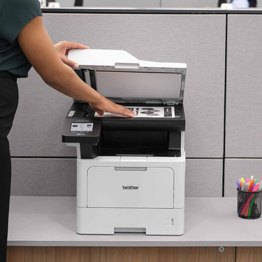 Brother Business Monochrome Laser All-in-One Printer w/ Print Like A Pro Bundle