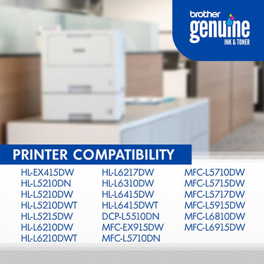 Brother Genuine High Yield Toner Cartridge Black with Printer Softwares