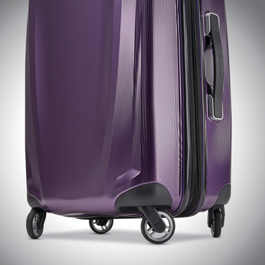 Samsonite Winfield 3 DLX Hardside Expandable Luggage, Purple,2-Piece Set (20/25)