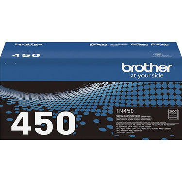 Brother Genuine TN450 High Yield Black Mono Laser Toner Cartridge