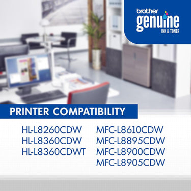 Brother Genuine TN431BK Standard Yield Black Toner Cartridge
