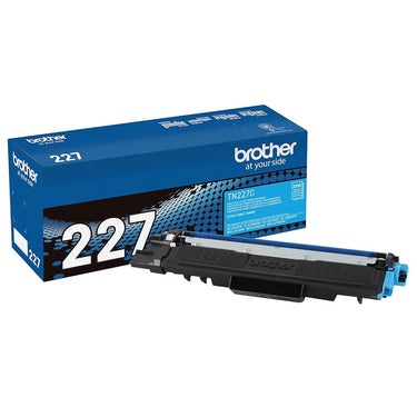 Brother Genuine High Yield Toner Cartridge Replacement Cyan Toner with Guide