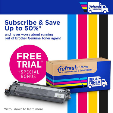 Brother Standard-Yield Toner 4 Pack C/M/Y/BK with Deco Essentials Guide