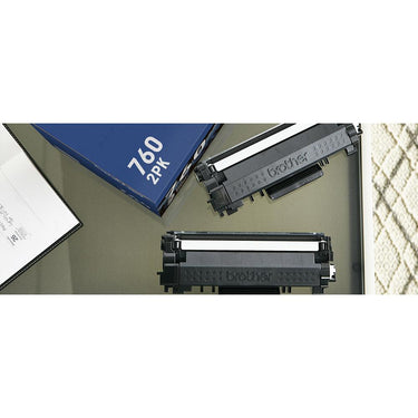 Brother High-Yield Toner Black Twin Pack with Deco Essentials Guide