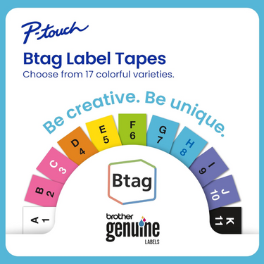 Brother P-Touch PT-N20 Personal Desktop Label Maker + Btag Label Tape Bundle