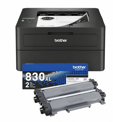 Brother SOHO Laser Printer with High-Yield Toner Black Twin Pack