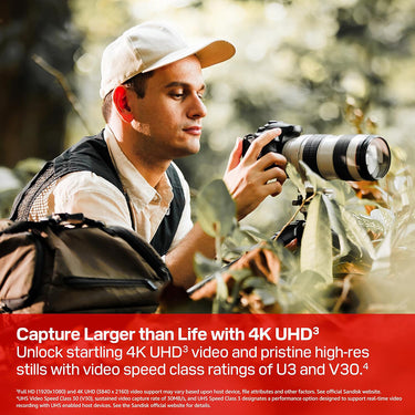 Sandisk NEW! 128GB Extreme PRO SD UHS-I V30 Memory Card, Up to 250MB/s Read (New 2026)