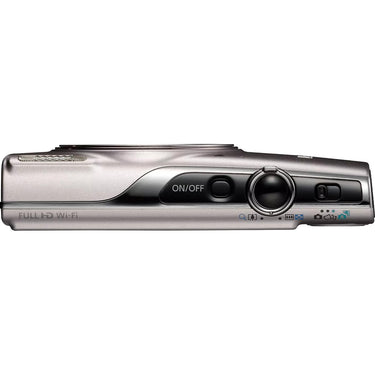 Canon PowerShot ELPH 360 HS A (Silver), 20.2MP CMOS, 12x Zoom, OIS, 1080p FHD