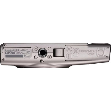 Canon PowerShot ELPH 360 HS A (Silver), 20.2MP CMOS, 12x Zoom, OIS, 1080p FHD