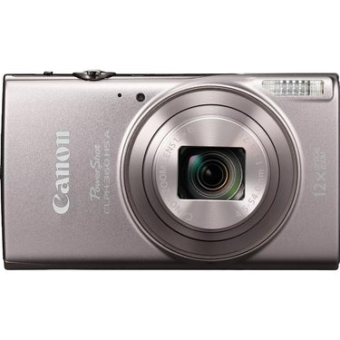 Canon PowerShot ELPH 360 HS A (Silver), 20.2MP CMOS, 12x Zoom, OIS, 1080p FHD