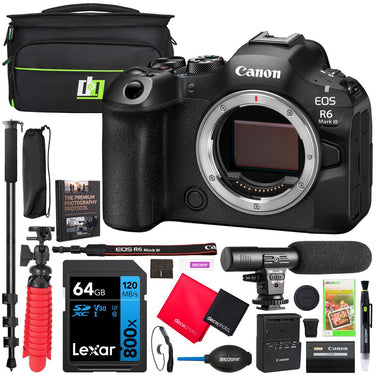 Canon EOS R6 Mark III Full Frame Mirrorless Camera Body with Accessories Kit Bundle