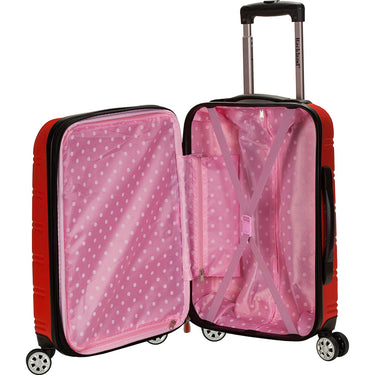 Rockland Melbourne Hardside 20" Expandable Spinner Carry-On Luggage, Red (F145)