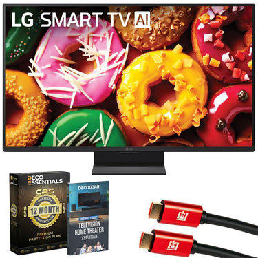 LG LB70 24" Full HD HDR10 Pro Smart LED TV w/ 1 YR Extended Warranty Bundle