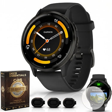 Garmin Venu 3 Health and Fitness GPS Smartwatch (45mm) + 2 Year Protection Pack