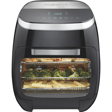 Hamilton Beach 11.6 Qt 6-in-1 Digital Air Fryer Oven with Rotisserie, Black (35073)