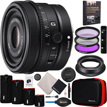 Sony FE 50mm F2.5 G Full Frame Lens SEL50F25G for E-Mount Mirrorless Cameras Bundle